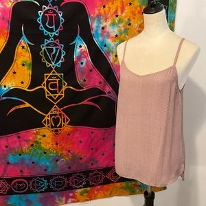 Loft Flower Striped Pink Thin Strap …